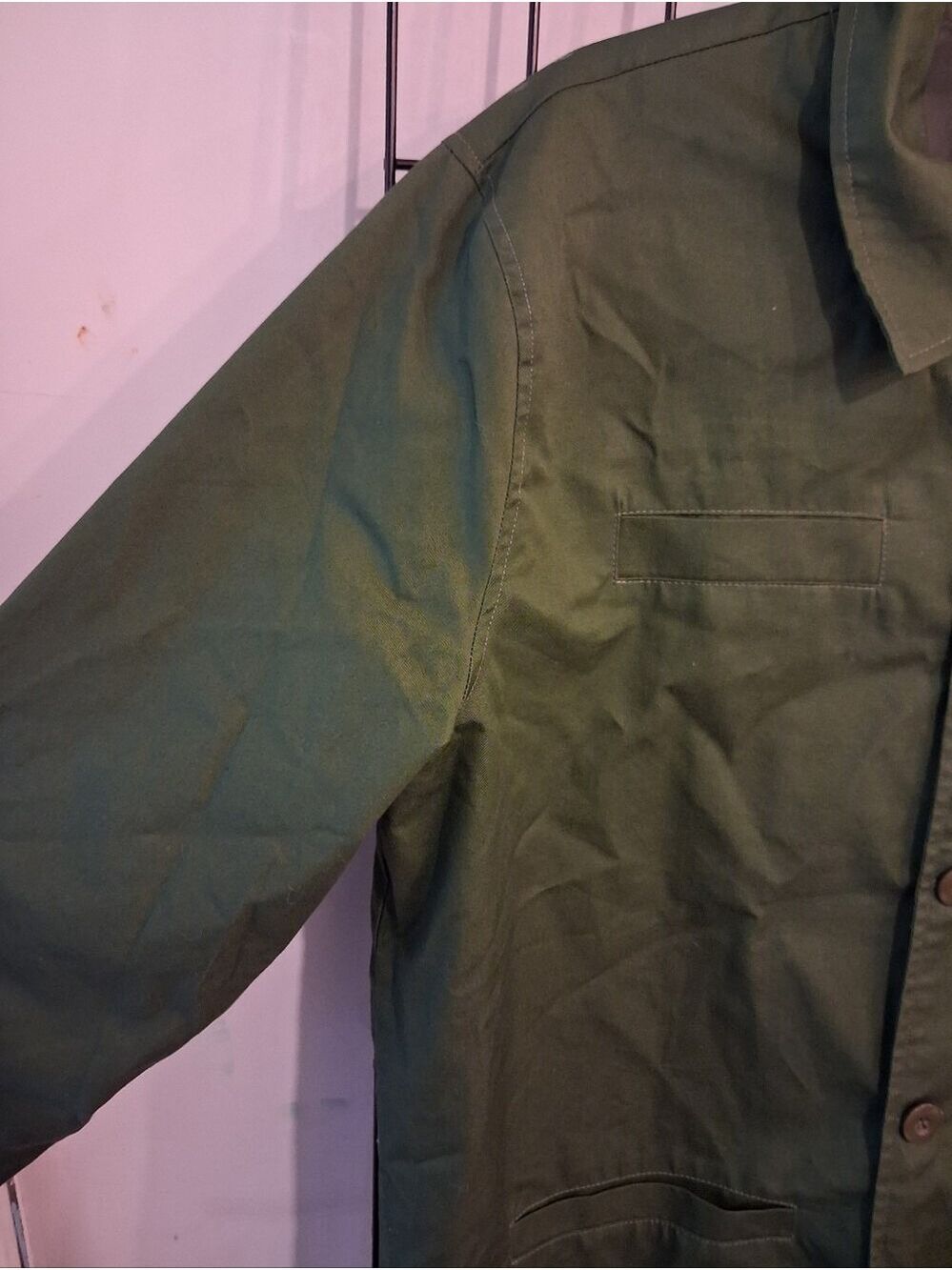 Bioworld The Batman Riddler Button Up Lightweight Jacket - Picture 6 of 11